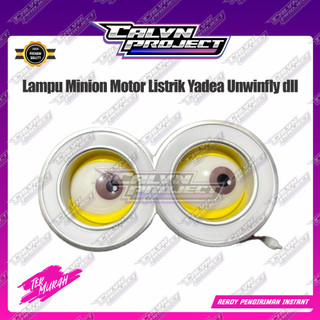 Lampu Mata Minion Motor Listrik Yadea Unwinfly dll