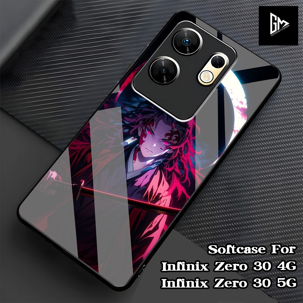 ( 0033 ) Softcase Glass Kaca Shiny Case Infinix Hot 50i 50 40i 50 11s Nfc Smart 9 8 8 Pro 7 6 Note 4