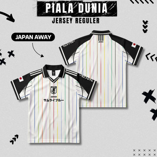 Jersey Japan Away White Fantasy Series Pildun – Full Print Sublimasi, Bahan Adem, Look Clean & Modern Style Unisex