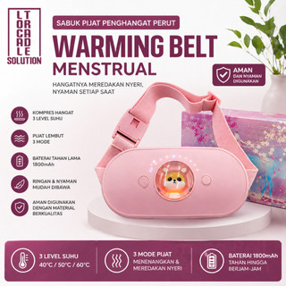 Sabuk Haid Pereda Nyeri Saat Menstruasi Penghangat Pijat Perut saat datang bulan Menstrual Therapy Warming Massage Belt