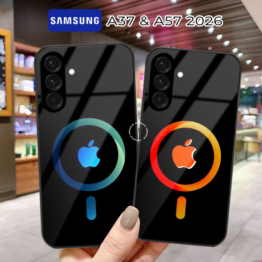 HP Samsung A37 2026 Glass Softcase Samsung A57 ล่าสุดป้องกันกล้องเคสโทรศัพท์ปกป้อง [LL01] Samsung A5