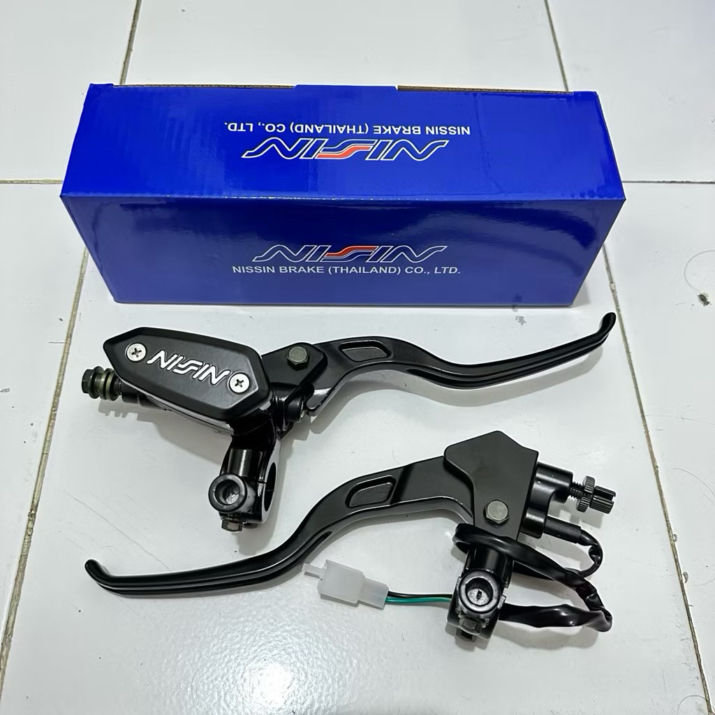 ชุดมือคลัทช์ Master NSIN E2 รูปไข่ พร้อมกระบอกเบรค Copy RCB/KTC สําหรับ Beat Vario CBR150R Vixion Aerox Ninja Sonic FU