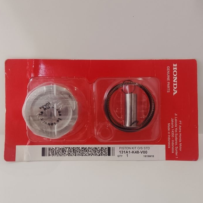 PISTON KIT (K44-K48) HONDA BEAT POP BEAT ESP BEAT STREET STARTER SMOOTH K48 OVERSIZE STD 0.25 0.50 0