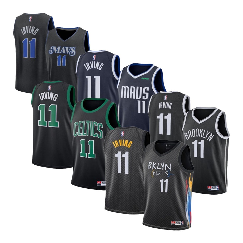 KYRIE IRVING 11 MAVS CELTICS BROOKLYN BASKETBALL JERSEY