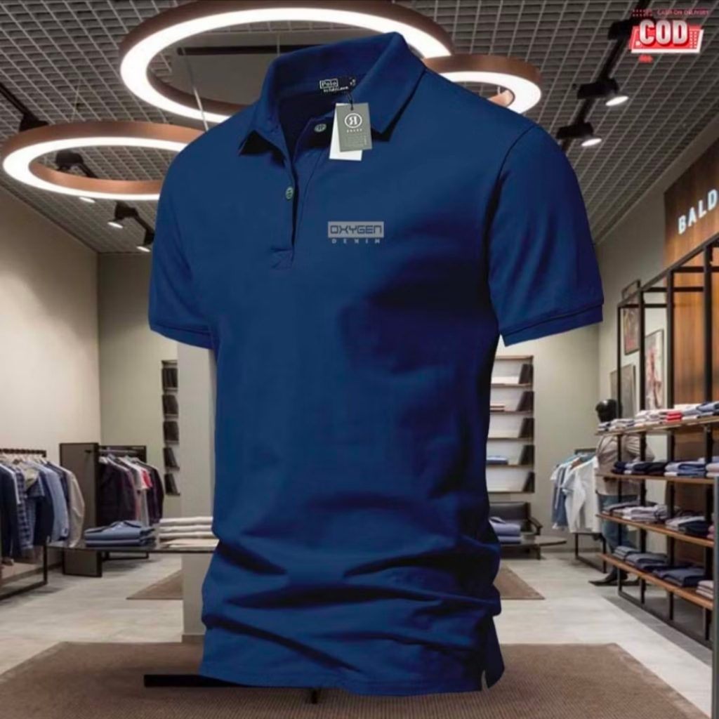 เสื้อยืด POLO Collar D07 ซ้ายบล็อก Slvr ผู้ใหญ่เสื้อคอปก/เสื้อโปโลผู้ชาย Wangki/เสื้อ Uniform