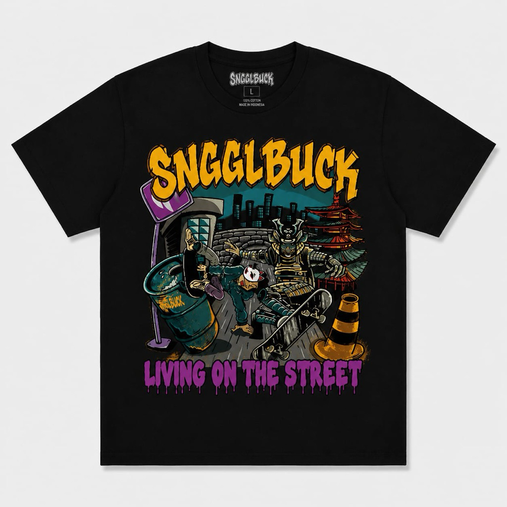 เสื้อยืด | เสื้อยืด SunggleBuck Living On the Street 50226 001