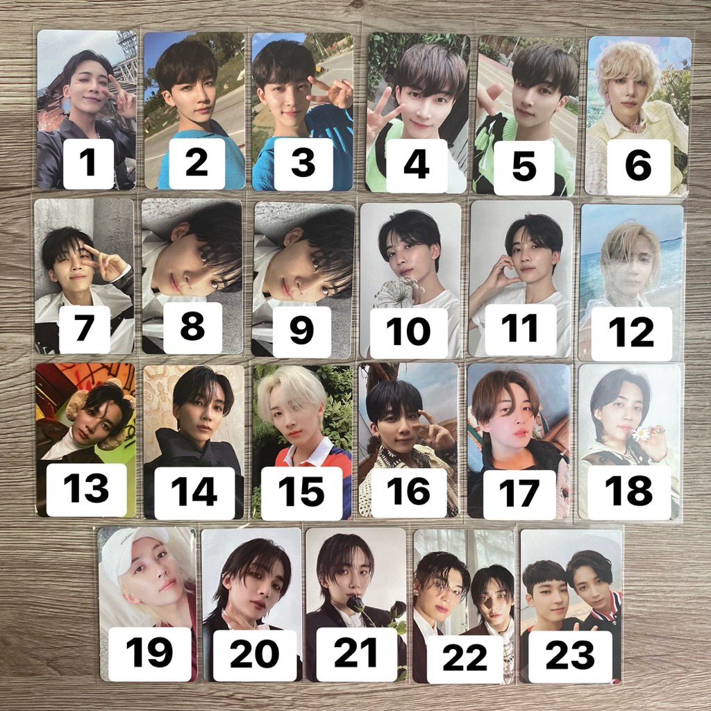 SEVENTEEN JEONGHAN PHOTOCARD OFFICIAL svt pc scotups choi seungcheol kkuma cimmu cheol its tc บัตรสะ