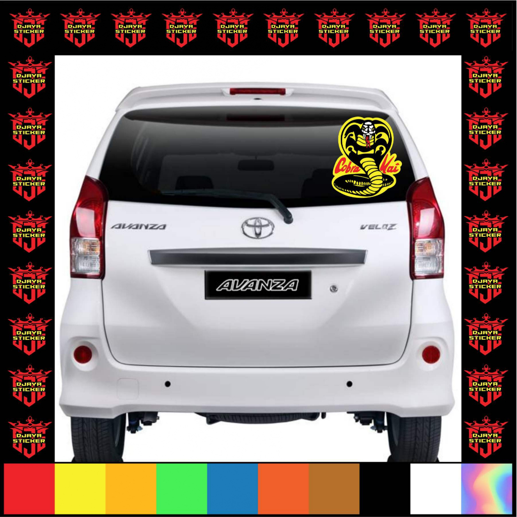 CUTTING STICKER KARATE KOBRA KAI STICKER กระจกรถยนต์ ETC UNIVERSAL UK25X30 ซม.