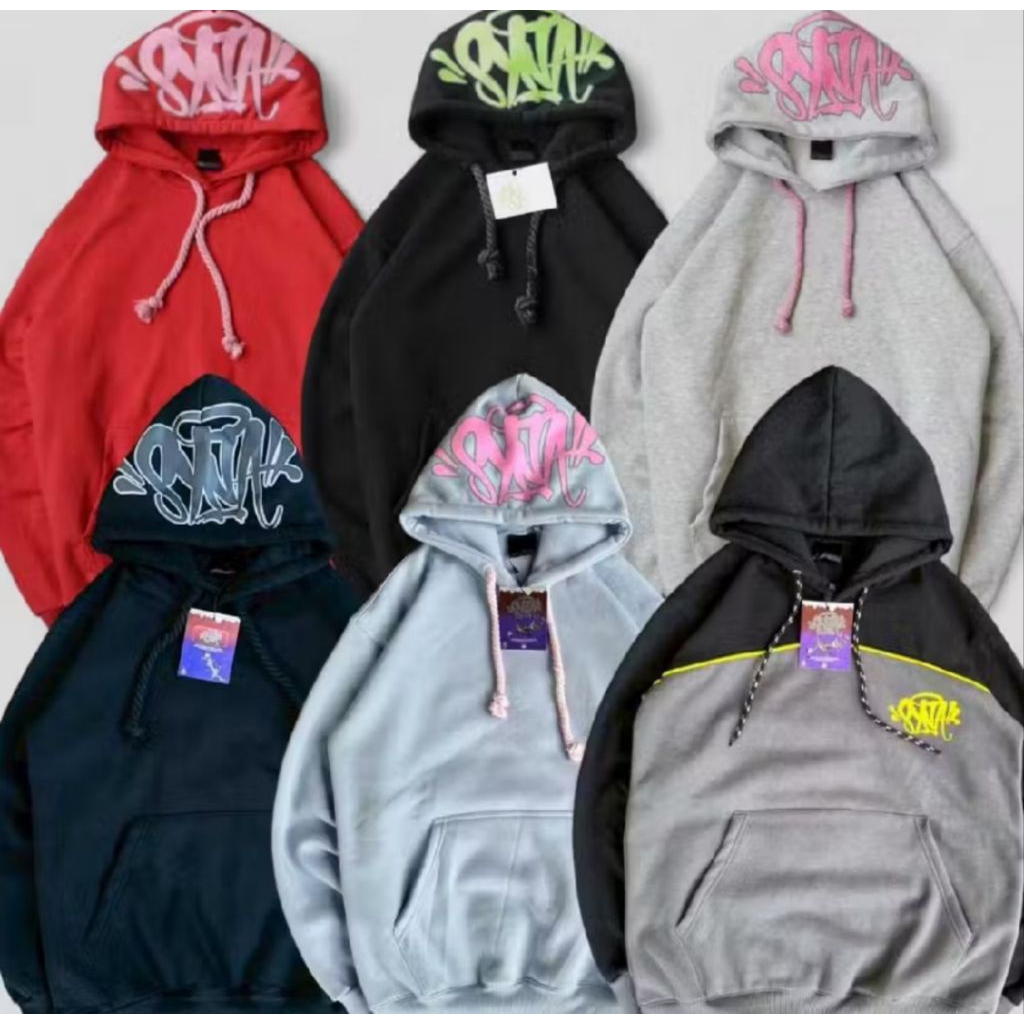HOODIE/SWEETER SYNA W0RLD GSM300 SWEETER THIS MONTH FULTAG LABEL ฟรี ZIPLOK STICKER