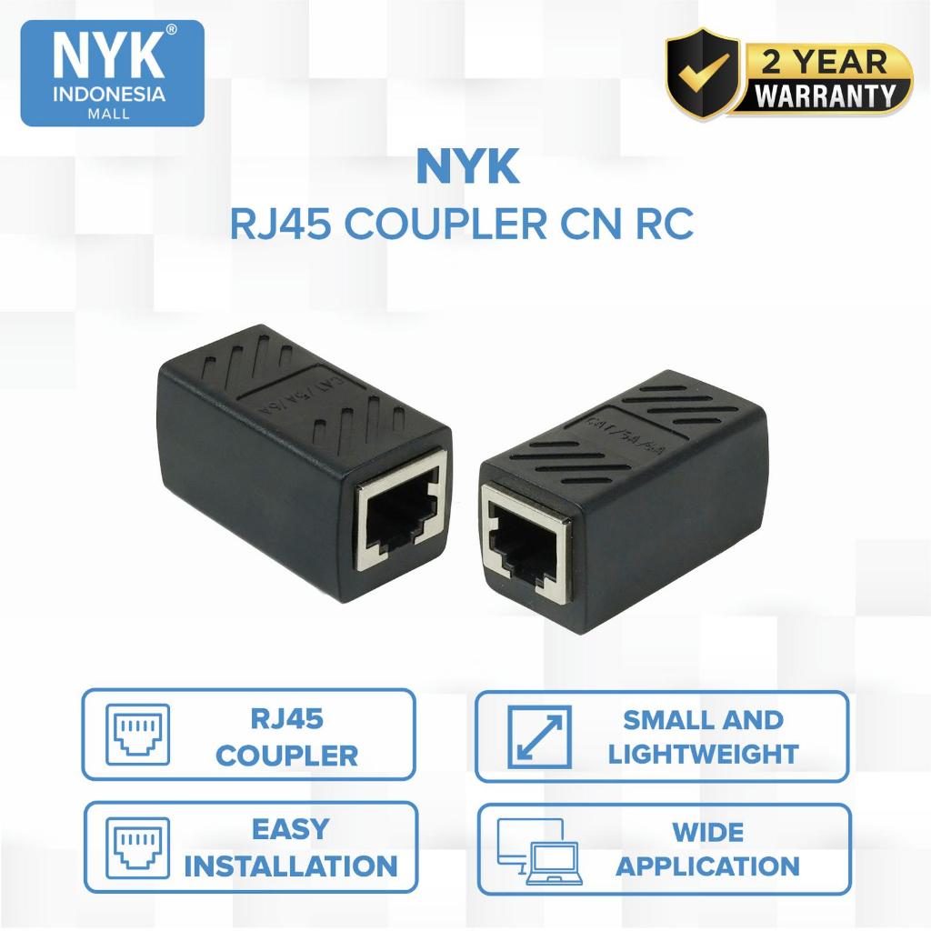 NYK Barrel Connector RJ45 Cat UTP FTP ข้อต่อหญิงกับหญิง