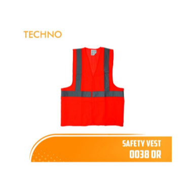 Ompi Safety Vest Techno 0038 / Safety Vest Techno 0038 Orange & Green Original ทุกขนาด