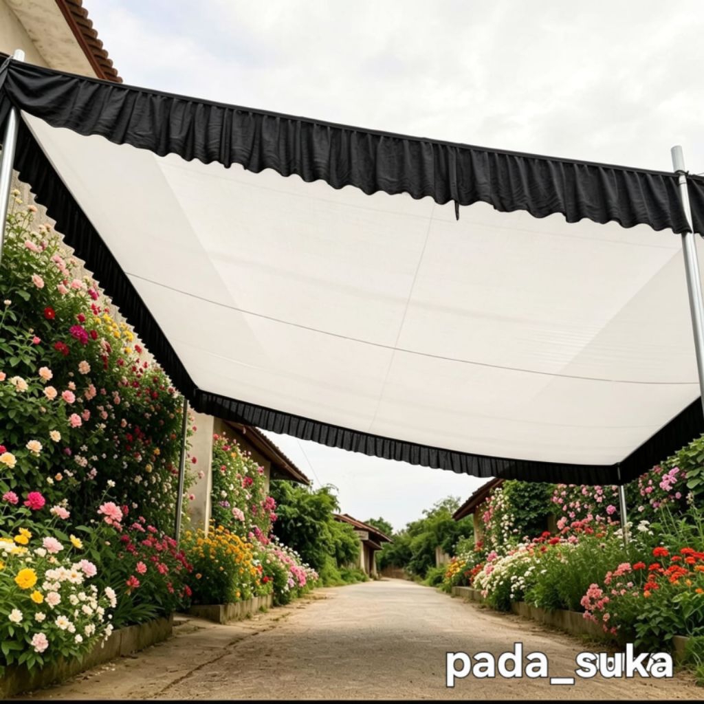 TENDA เพดานหน้าม้า 3 x 4 เมตร / 2 x 4 เมตร / 3 x 3 เมตร / เพดานคลุมเต็นท์ / หน้าม้าครบ