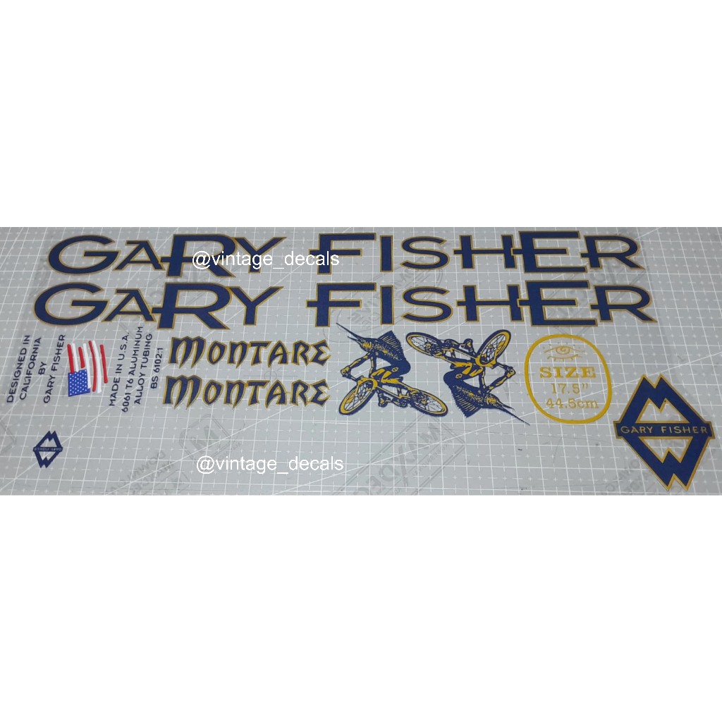 GARY FISHER เปลี่ยนสติ๊กเกอร์มอนare
