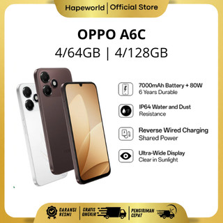OPPO A6C (4/64GB) (4/128GB) - GARANSI RESMI