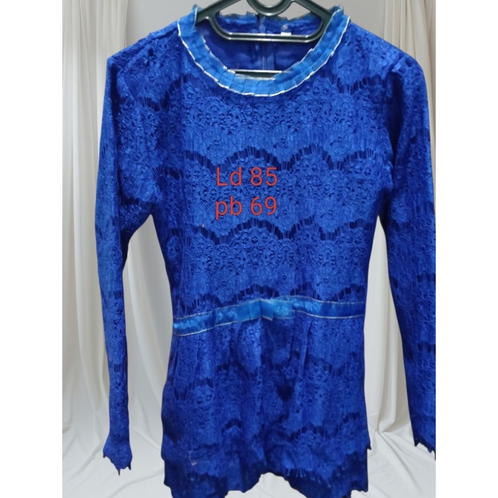 Preloved Navy Blue Kebaya