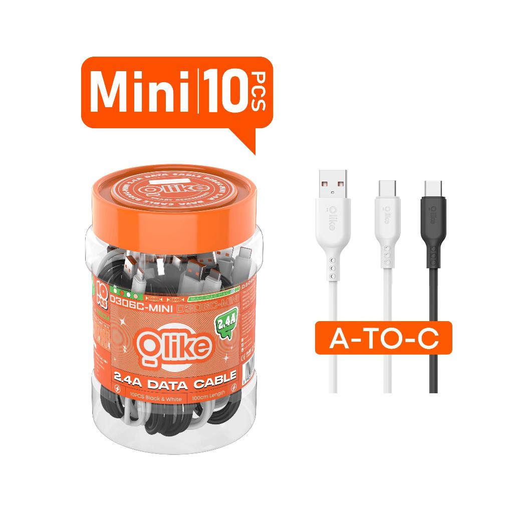 OLIKE NEW D306 Mini 1 Jar บรรจุ 10 ชิ้น (D306 M/D306 C/D306 CL) Fast Charging ความยาว 1M