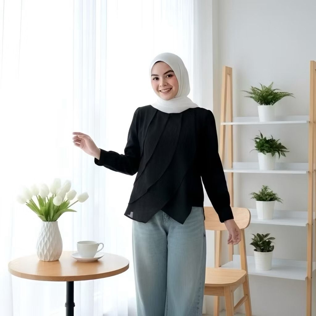KAMEJA Karina Blouse (KL) / Premium Womens Top / Premium Linen Womens Shirt for Beautiful Luxurious 