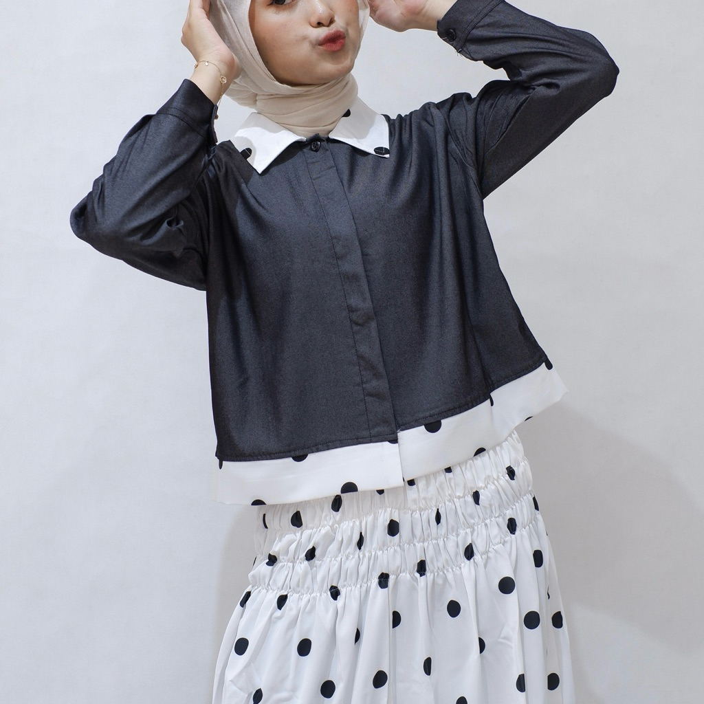 เสื้อ ARUNA POLKA***