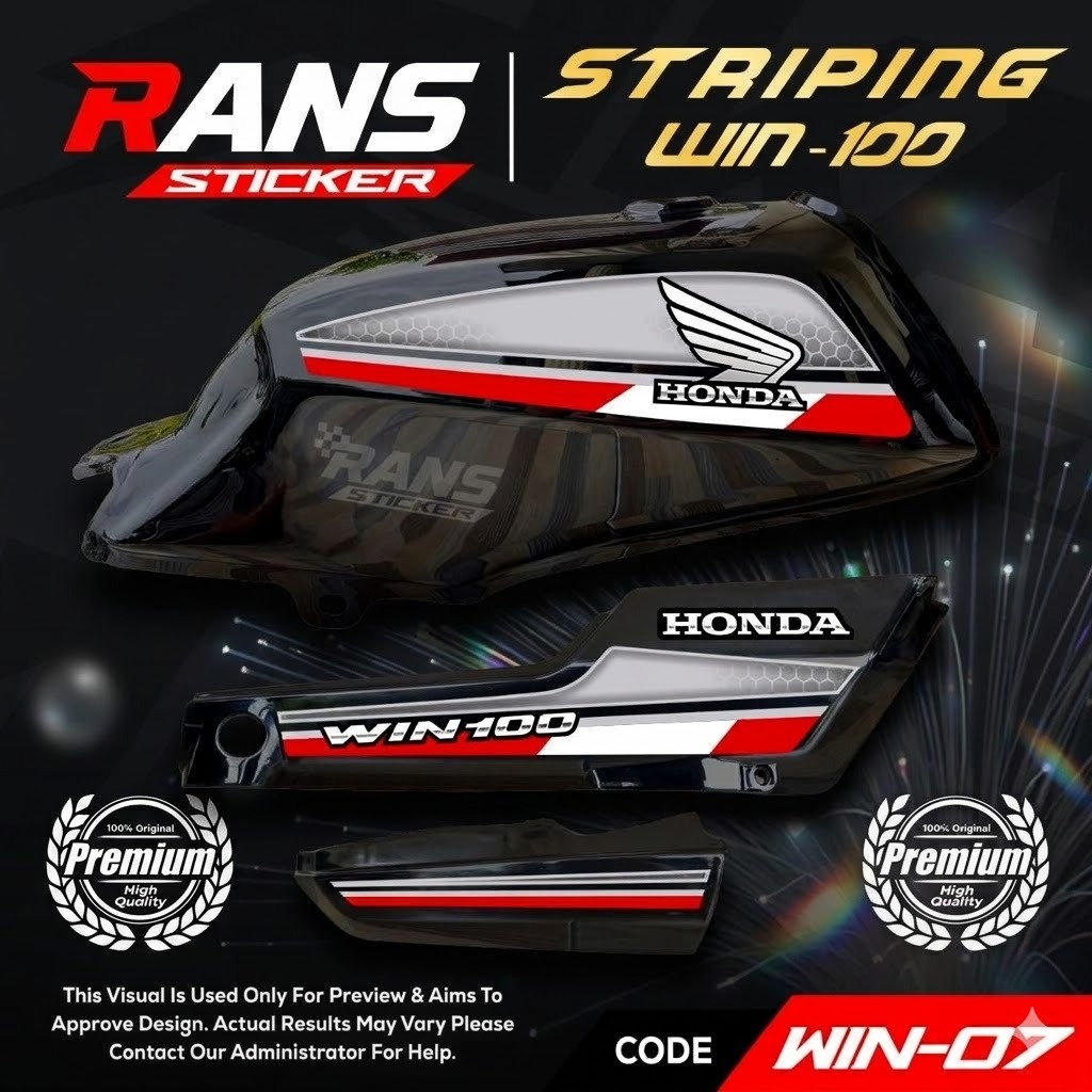 Honda Win 100 Striping Variation รหัส WIN07