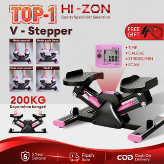 HI-ZON / V  Stepper mini side stepper olahraga | walking pad | alat olahraga /alat olahraga di rumah