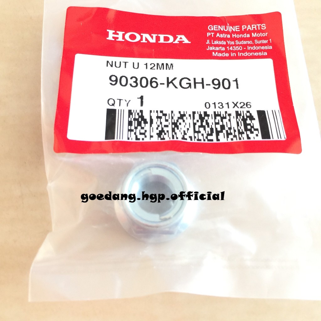 Nut U เพลาน็อต 12 MM ขนาด 12 MM ORIGINAL AM 90306KGH901