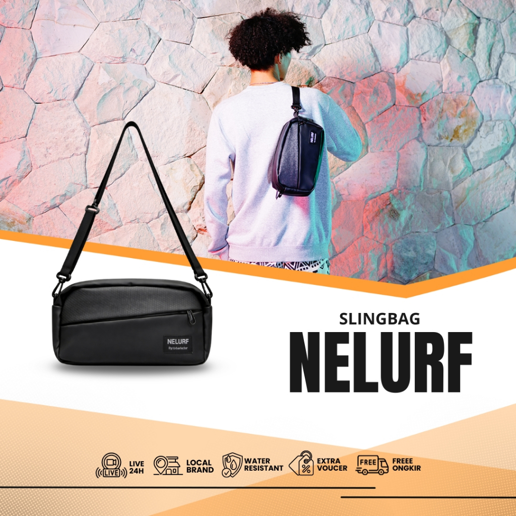 Urban Factor กระเป๋าสะพายกันน้ํา 2 สไตล์ที่แตกต่างกัน Nelurf series