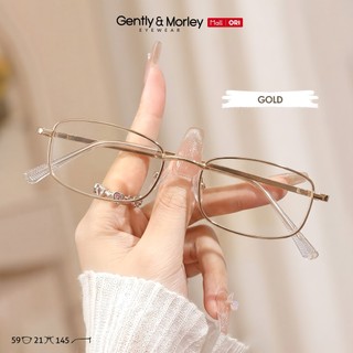 Gently Morley Kacamata Photocromic Minus Anti Blueray Anti Radiasi Bluecromic Model Square Material Metal Fashion W-501