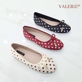 VALERIE Sepatu Flat VV1-110 Satin Polkadot 36-40