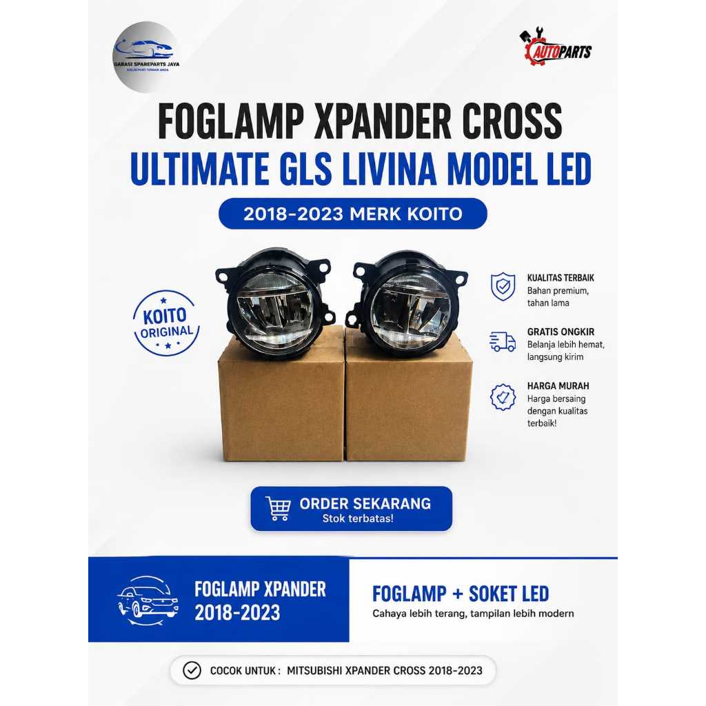 Foglamp Xpander Ultimate GLS Livina LED Koito 2018-2023