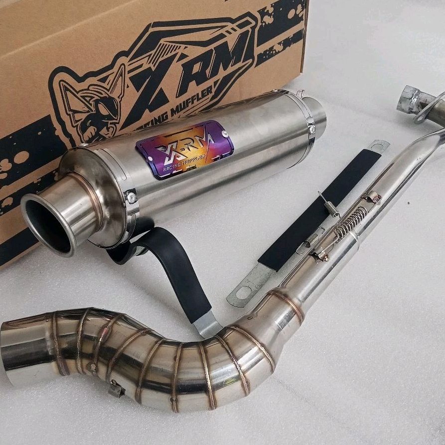 Original XRM ไอเสีย 51 มม.สแตนเลสเปิดท่อสําหรับ Raider j xrm 100 110 xrm 125 RS 100 110 xrm 125 wave