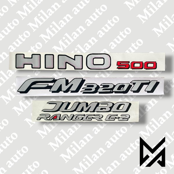 Hino 500 Fm 320 สติ๊กเกอร์ ti jumbo ranger / สติ๊กเกอร์ Hino jumbo ranger 1 ชุด / สติ๊กเกอร์ hino 50