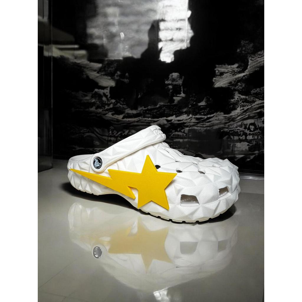 Jibbitz Crocs Bape Sta Charm โลโก้ Star Pin รองเท้าแตะอุปกรณ์เสริม Clog รองเท้าตกแต่ง Bape Edition