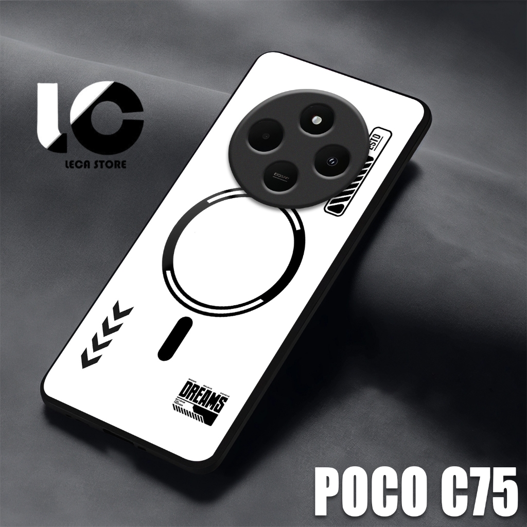 Softcase Hp POCO C75 Casing Glossy POCO C75 Case Glossy Cessing Hp Protector Hp Accessories