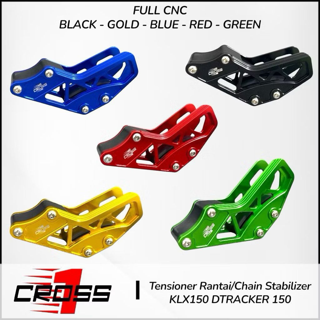 Cross 1 - ตัวปรับความตึงโซ่ CNC KLX 150 ที่จับโซ่ CNC Trail KLX 150
