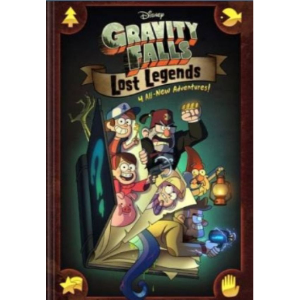 หนังสือทางกายภาพ Gravity Falls: ตํานานที่สูญหาย