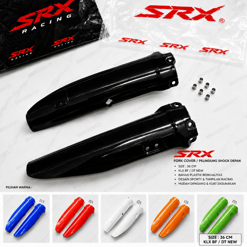 SRX Racing Cover Shock USD KLX BF DT รุ่นใหม่ ความยาว 36 ซม.