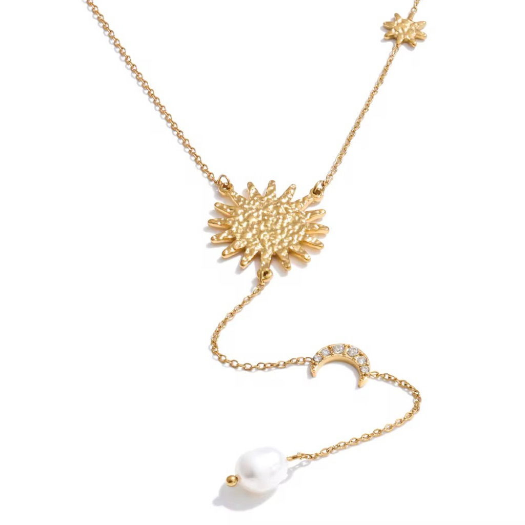 สร้อยคอ Eos - สแตนเลส (เคลือบ PVD สีทองแท้ 18K)
