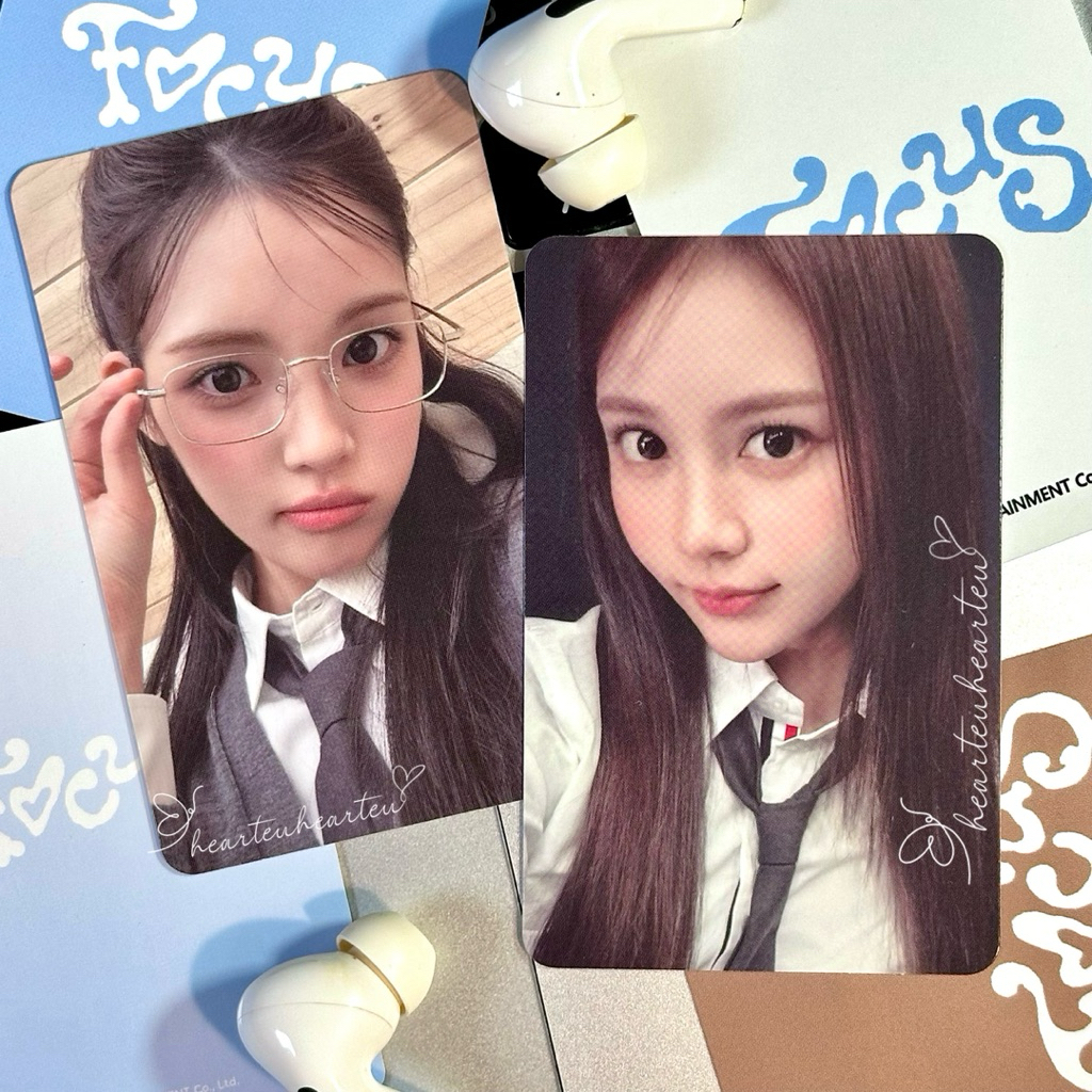 Hearteuhearteu [READY STOCK] HEARTS2HEARTS Carmen & Yuha Official Photobook Album era Focus (pc ofc 