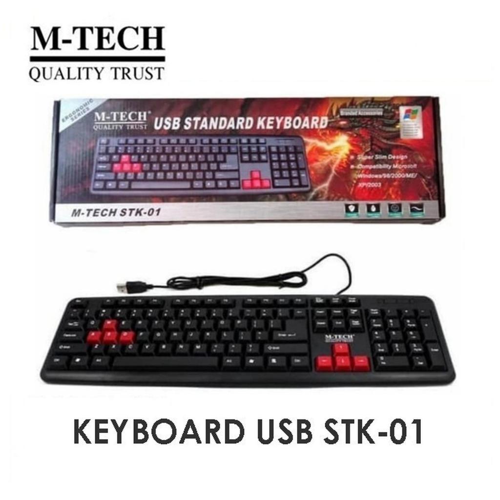 Mtech STK01 คีย์บอร์ดแบบมีสาย - สาย M-tech STK-01