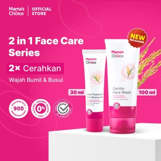 Skincare Ibu Hamil | Mama's Choice 2in1 Face Care (Face Wash & Face Sunscreen Moisturizer) - Skincare Bumil dan Busui Terdaftar BPOM