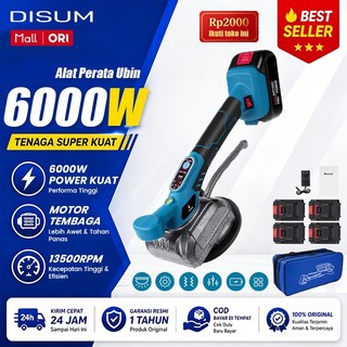 VICTOOL Alat Perata Ubin 13500RPM 6000W Baterai Mesin Perata Keramik 30-240MM Pengisap Keramik Pasang Pemasangan Lantai Besar