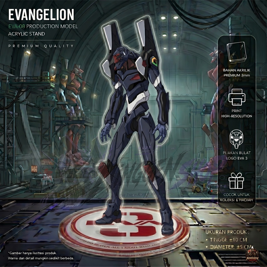Evangelion Acrylic Stand – EVA-03 - ขาตั้งอะคริลิคอนิเมะ