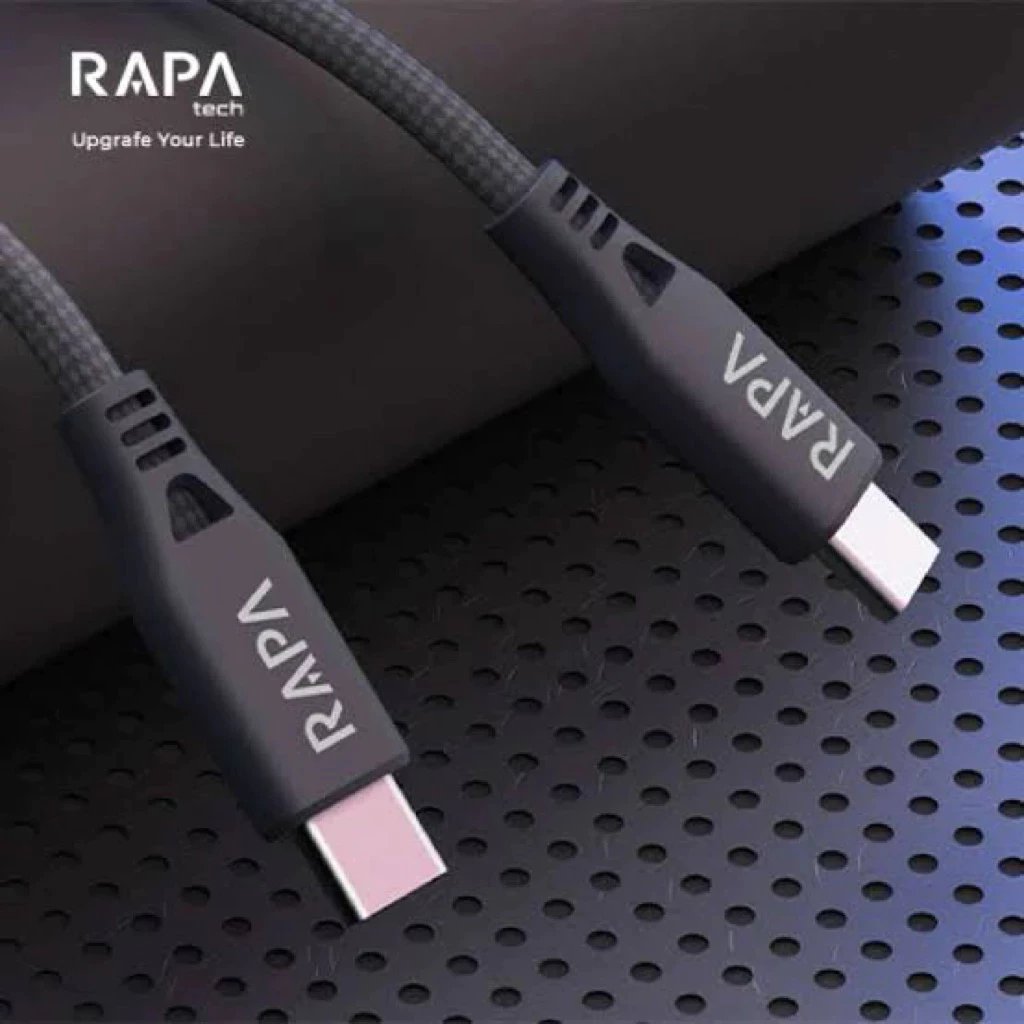 RAPAtech DC3033 สายชาร์จ Type-C to Type-C 60W สำหรับ Android iPhone 15 16 17 thumbnail 5