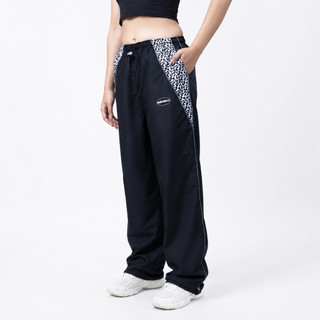 Celana Baggy Reflektif Pria Wanita High Waist Leopard Motif Casual Pants - Baggypants