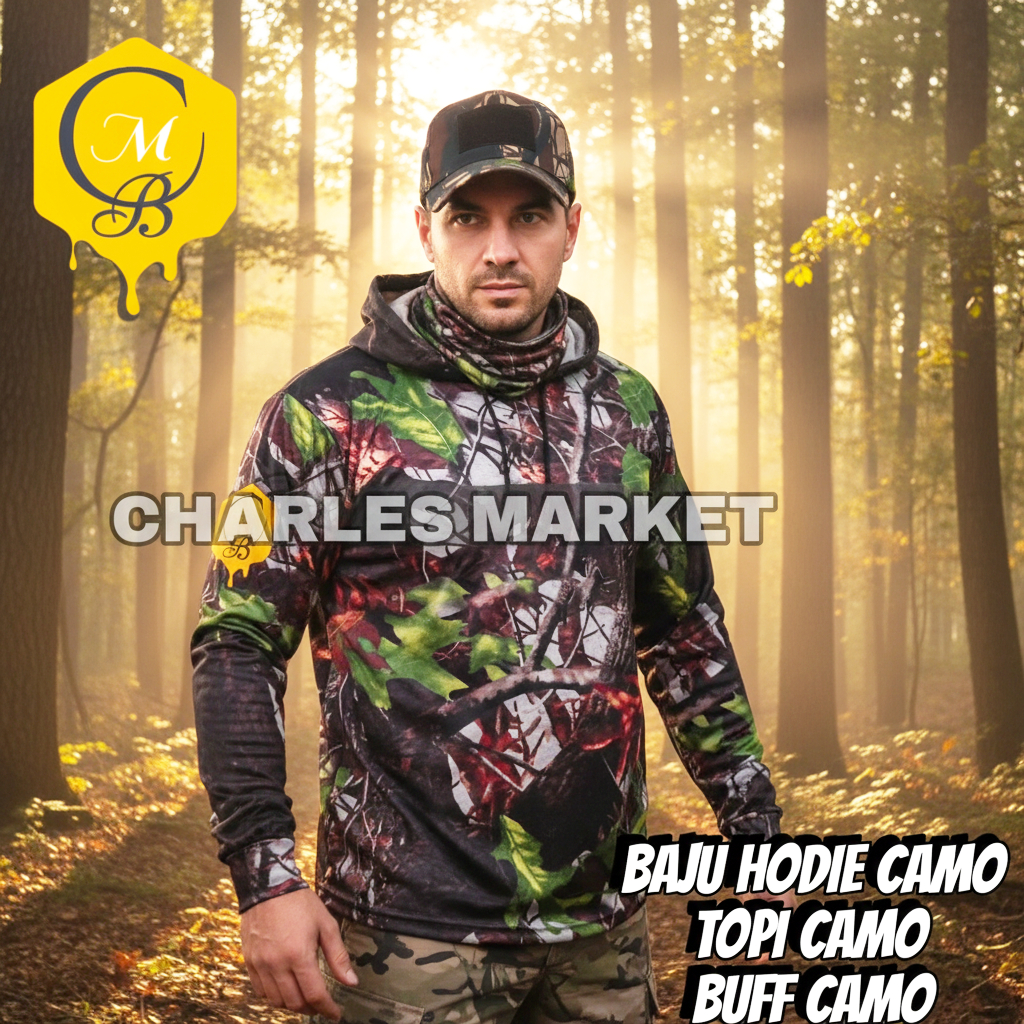 เสื้อยืด CAMO HOODIE - LATEST CAMO HODIE - CAMO HOODIE