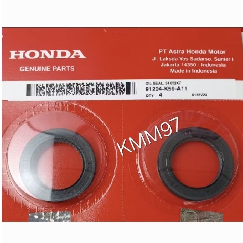 91204-K59-A11 ซีลล้อหลัง PCX ADV Vario 160 150 Stylo Vario 125 eSP ORIGIN