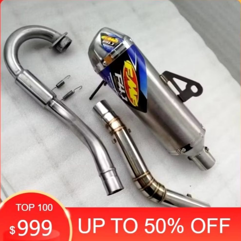 1 ชุด fmf f.4 ท่อไอเสีย racing openpipe สําหรับ msx125 xr125 ksr110 xtz125 xr150 klx150 crf150 wr155