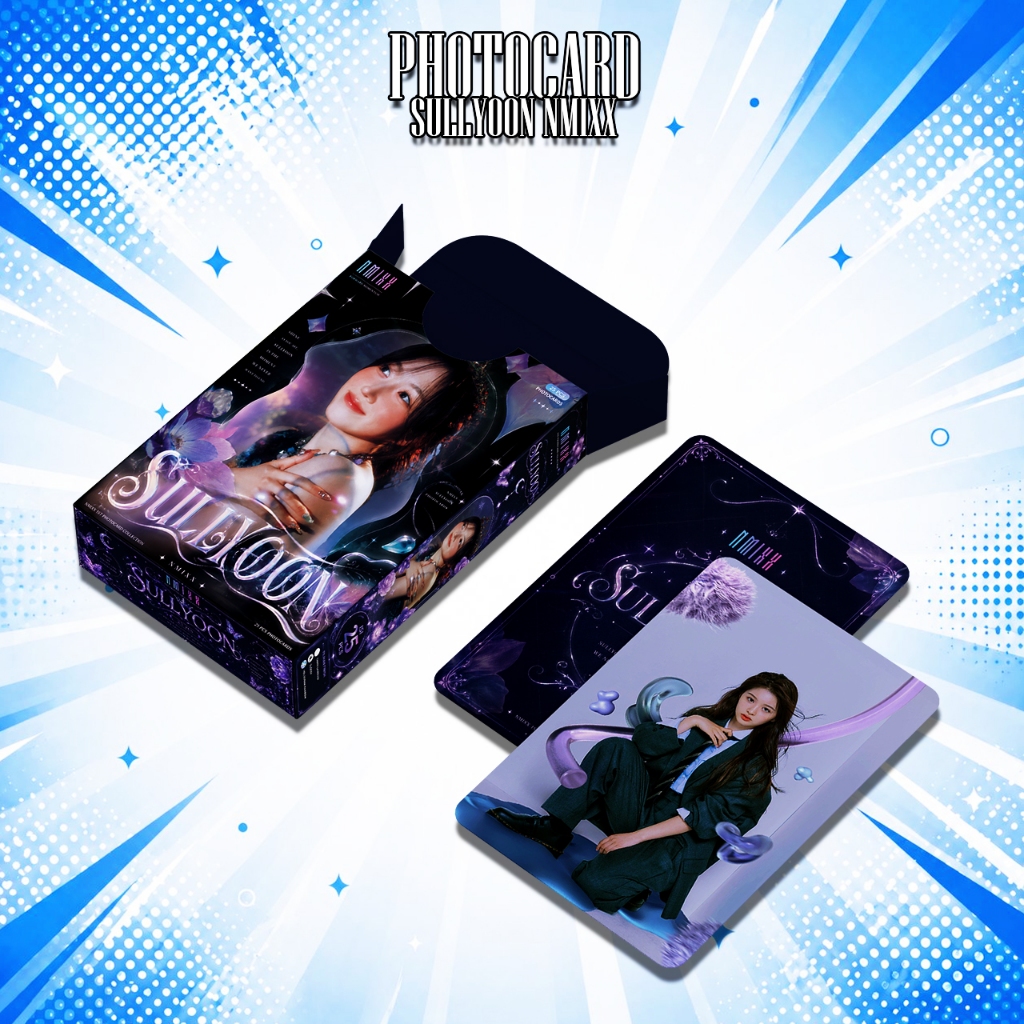 ชุดโฟโต้การ์ด SULLYOON KPOP MEMBER NMIXX PREMIUM 25 ชิ้น