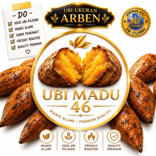 1KG ubi cilembu ARBEN (isi±11) bukan ukuran kecil pilus (Luar Pulau Wajib Xtra DUS)