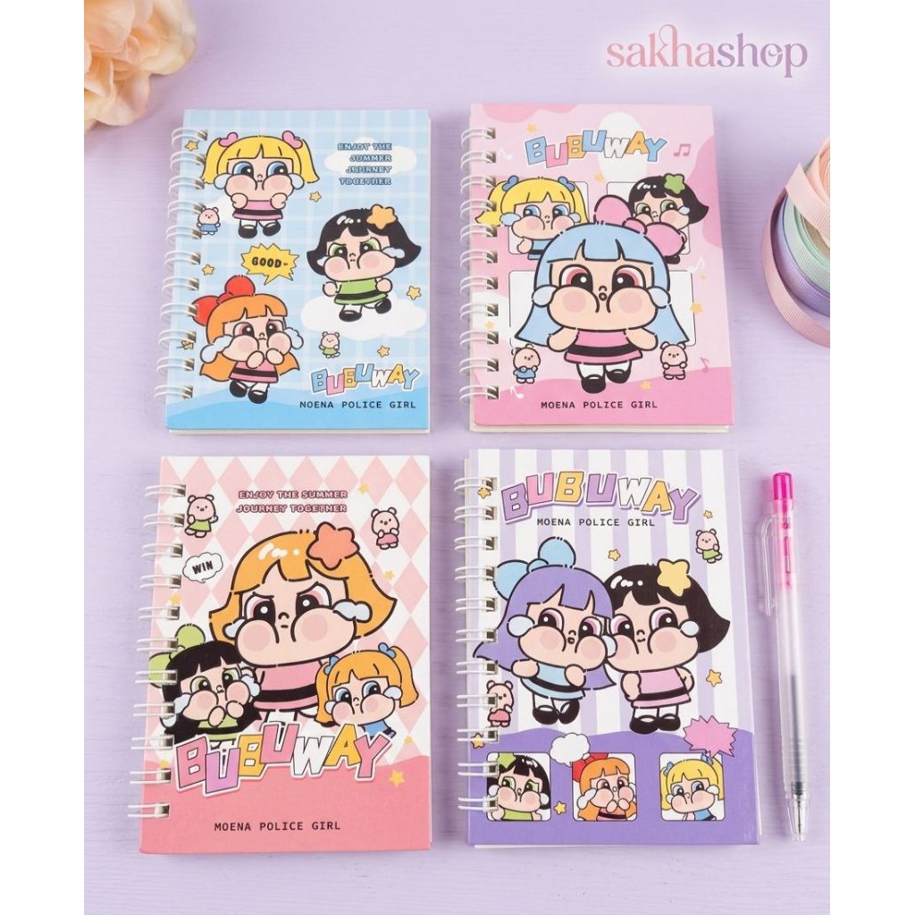 SAKHA- 2 IN 1 (ฟรีปากกา) MINI STITCH CRY BABY MARVEL SANRIO DIARY BOOK / SANRIO MINI NOTEBOOK / NOTE